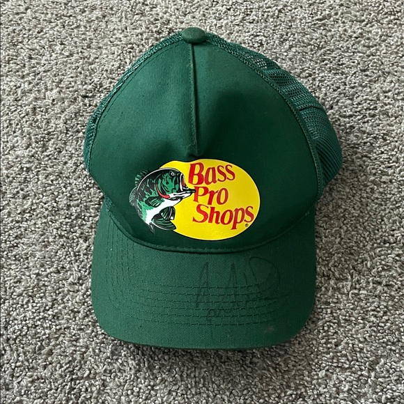 Signed Bass Pro Shops Forest Green Cap - Picture 1 of 1
